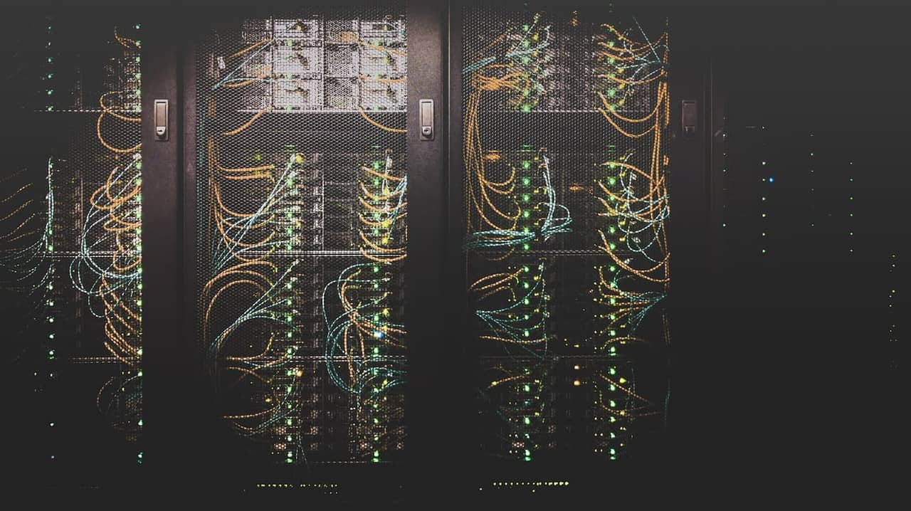 Production server cabinets with fiber patching